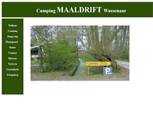 Tablet Screenshot of campingmaaldrift.nl